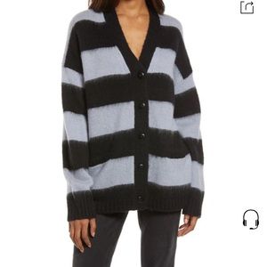 All Saints Lou Striped Cardigan